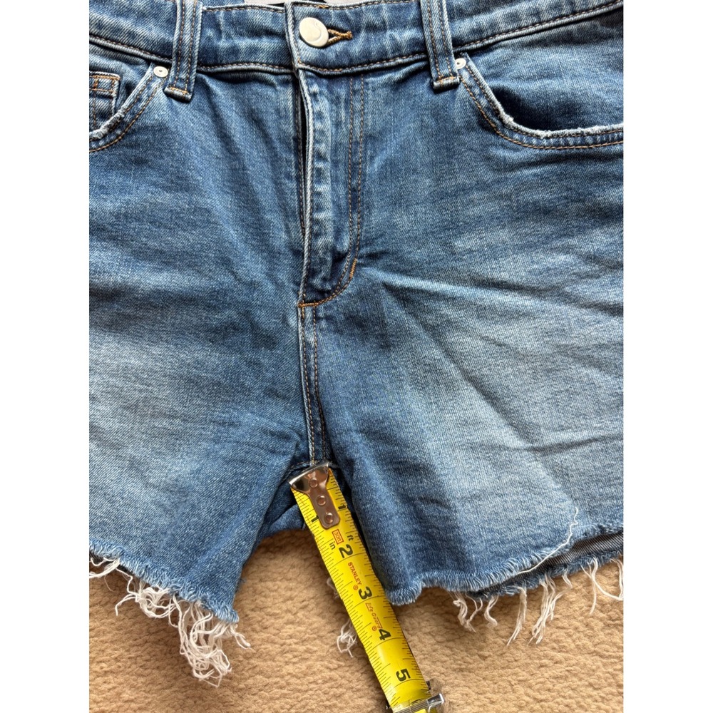 Joe's Jeans Womens Medium Wash Raw Hem Cut Off Denim Shorts Blue Size 27 - Picture 5 of 7